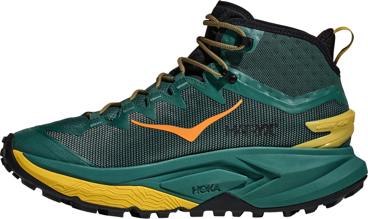 Hoka Mafate Men Walking Boots - Green | Outdoor Performance product image 3, provided for visual reference and product