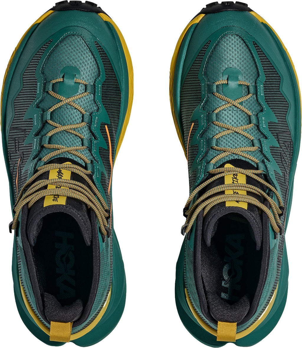 Hoka Mafate Men Walking Boots - Green | Outdoor Performance product image 4, provided for visual reference and product