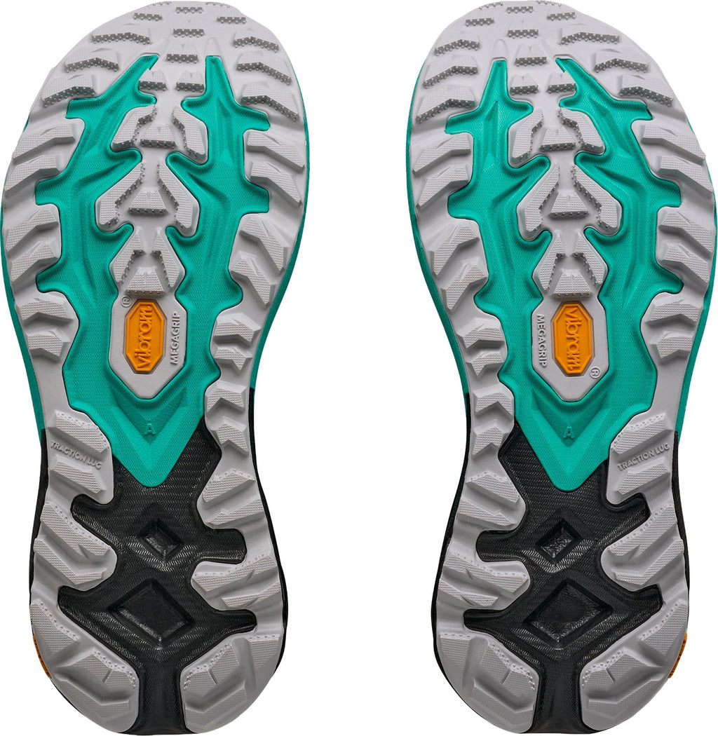 Hoka Mafate 5 Women Trail Running Shoes - Green | Trail Running product image 2, provided for visual reference and product