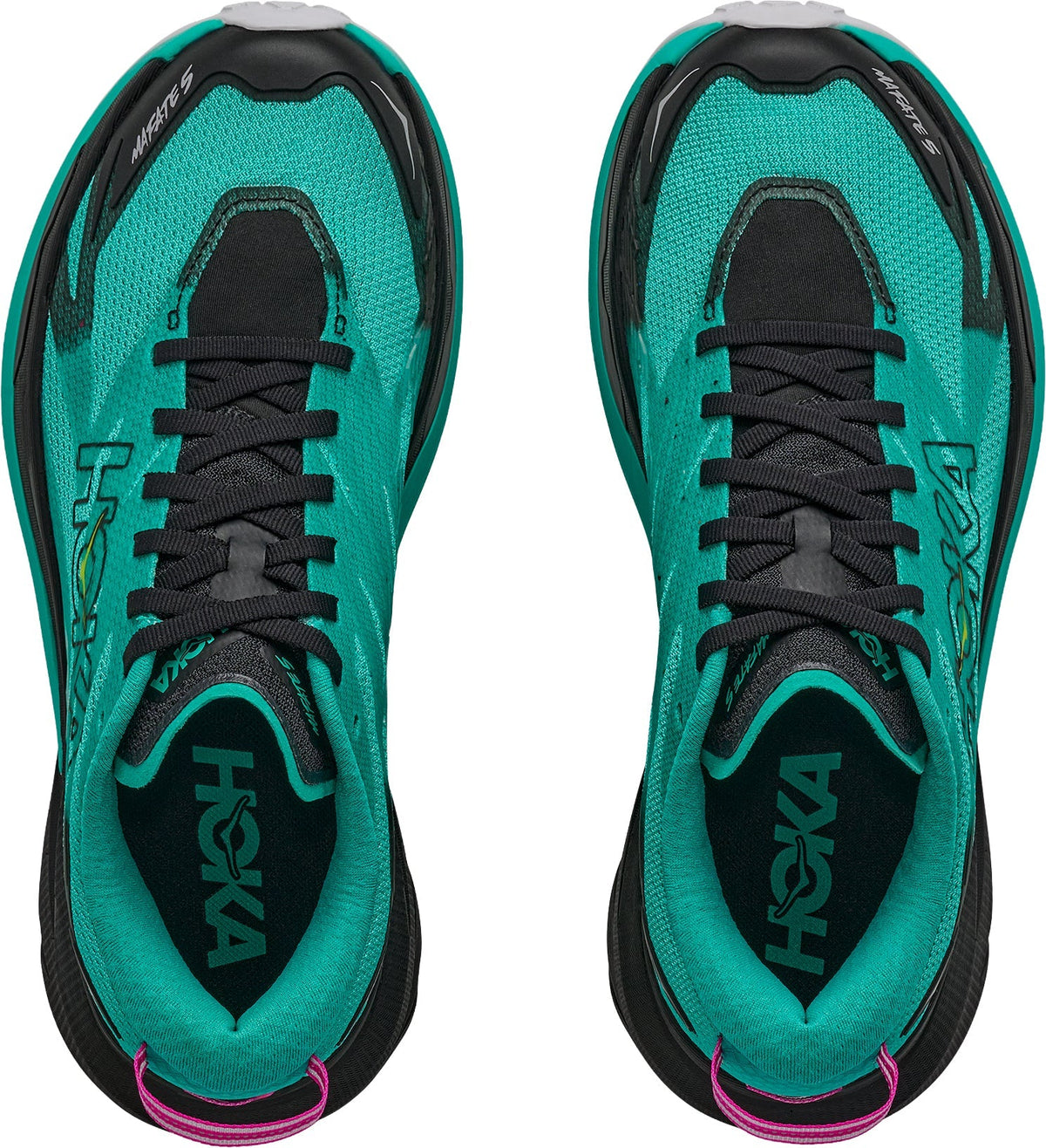 Hoka Mafate 5 Women Trail Running Shoes - Green | Trail Running product image 4, provided for visual reference and product