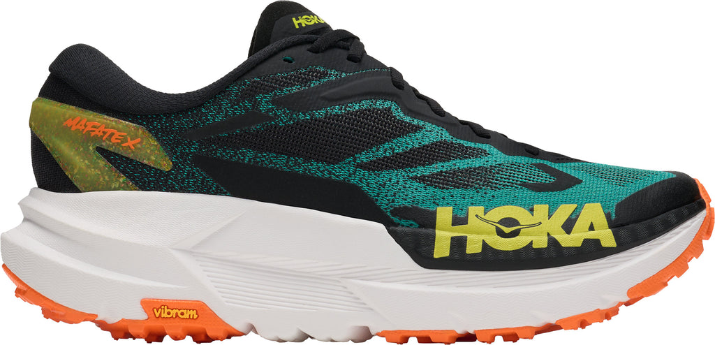 Hoka Mafate X Men Trail Running Shoe - Black | Trail Running product image 1, provided for visual reference and product