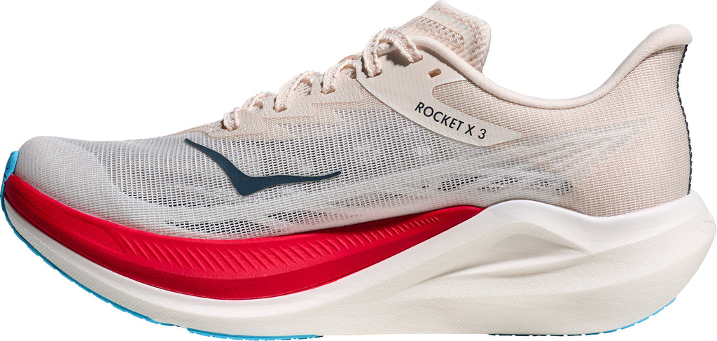 Hoka Rocket X 3 Running Shoes - Cream | Running & Training product image 3, provided for visual reference and product detail