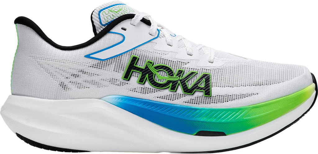 Hoka Rocket X 3 Running Shoes - White | Running & Training product image 1, provided for visual reference and product detail