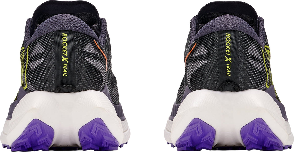 Hoka Rocket X Men Trail Running Shoes - Black | Trail Running product image 5, provided for visual reference and product
