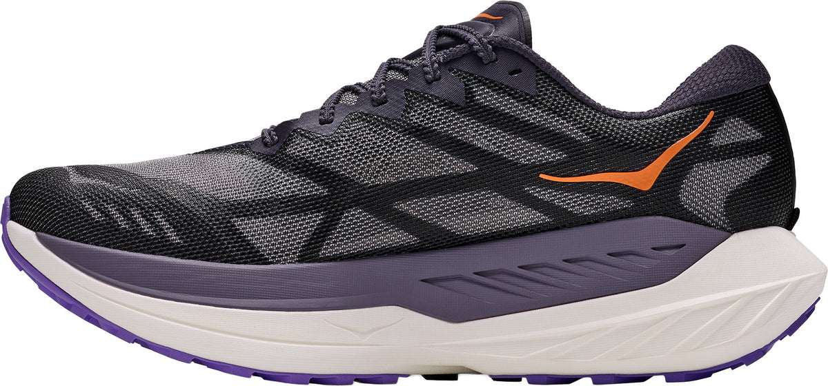 Hoka Rocket X Men Trail Running Shoes - Black | Trail Running product image 3, provided for visual reference and product