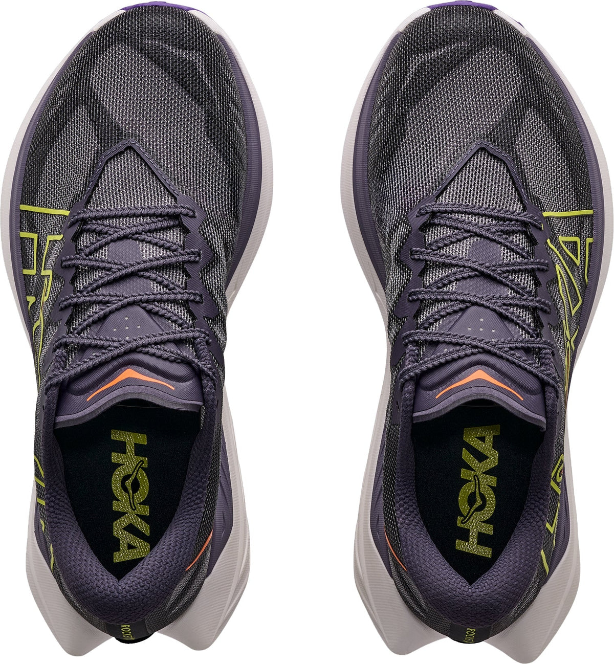 Hoka Rocket X Men Trail Running Shoes - Black | Trail Running product image 4, provided for visual reference and product