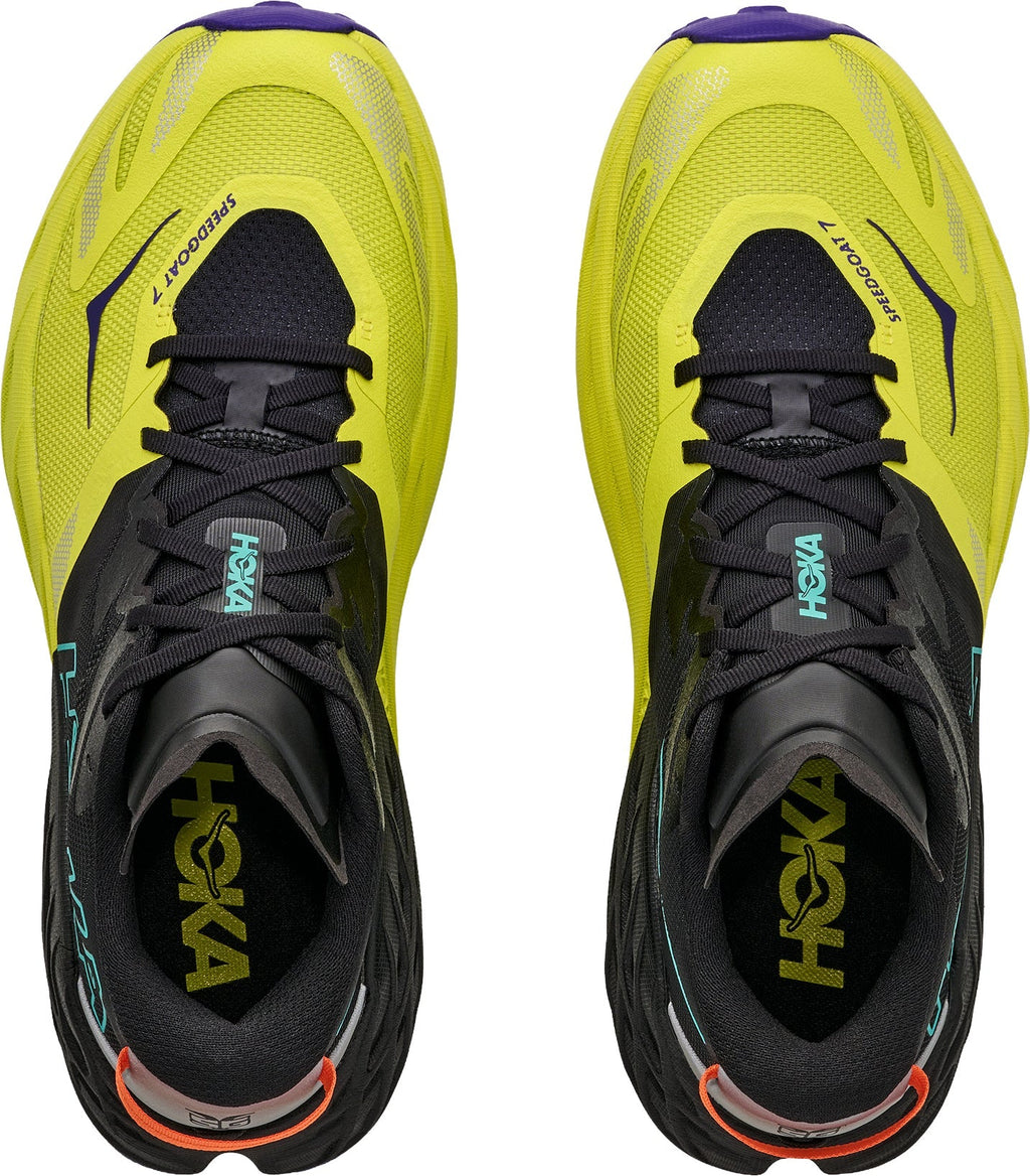 Hoka Speedgoat 7 Men Trail Running Shoes - Black | Trail Running product image 4, provided for visual reference and product