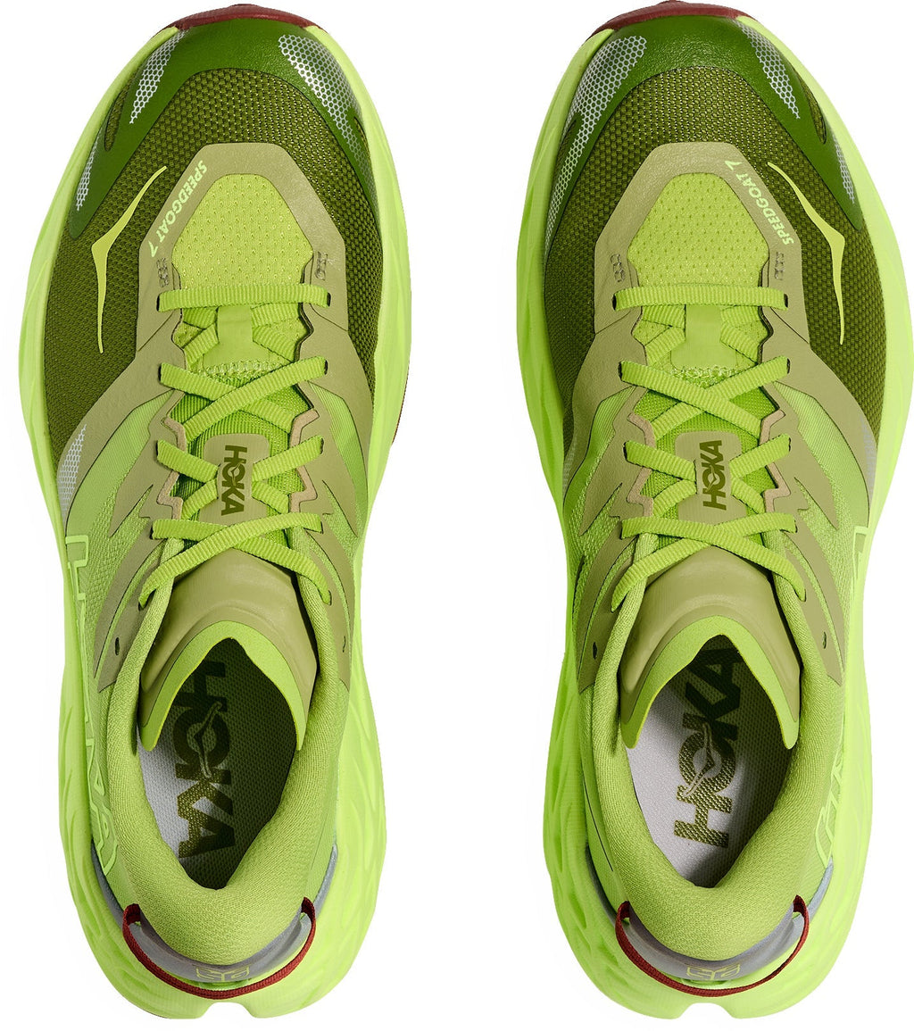 Hoka Speedgoat 7 Men Trail Running Shoes - Green | Trail Running product image 4, provided for visual reference and product