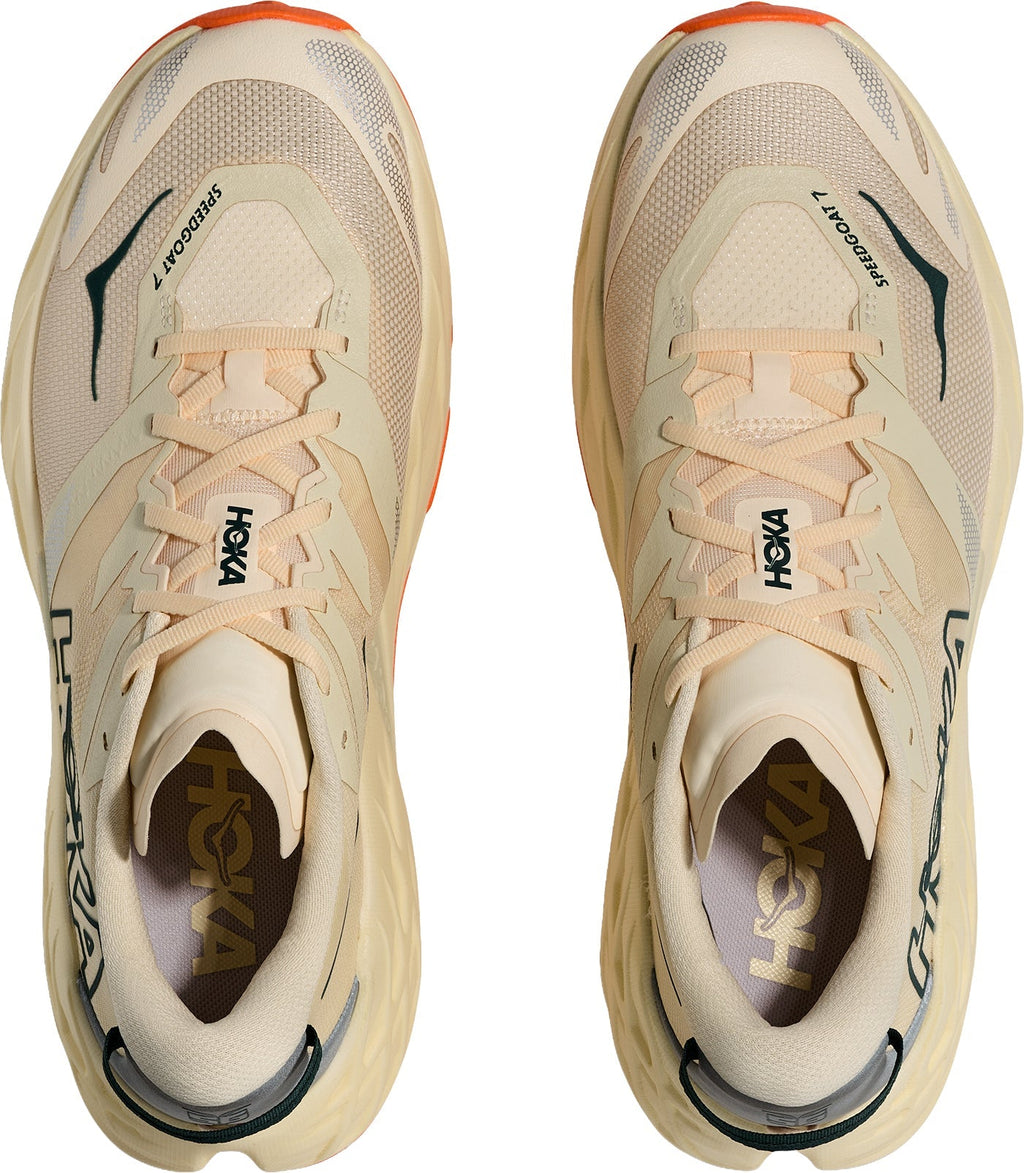 Hoka Speedgoat 7 Men Trail Running Shoes - Beige | Trail Running product image 4, provided for visual reference and product