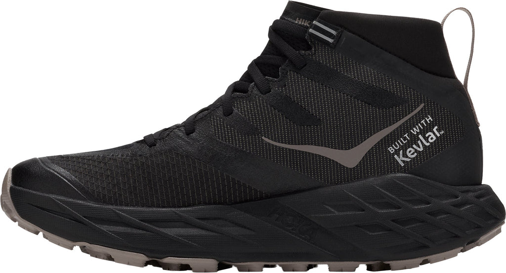 Hoka Speedgoat 7 Hike GORE-TEX Men Walking Boots - Black | Outdoor Performance product image 3, provided for visual