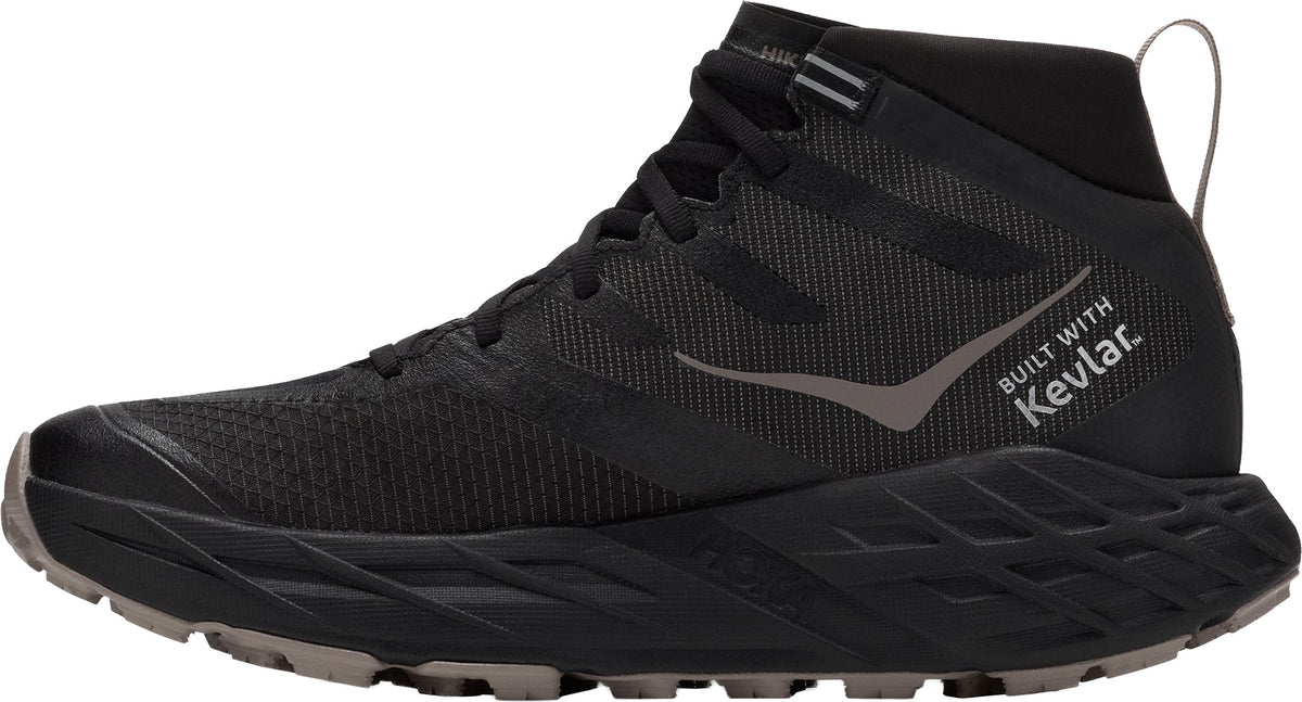 Hoka Speedgoat 7 Hike GORE-TEX Men Walking Boots - Black | Outdoor Performance product image 3, provided for visual