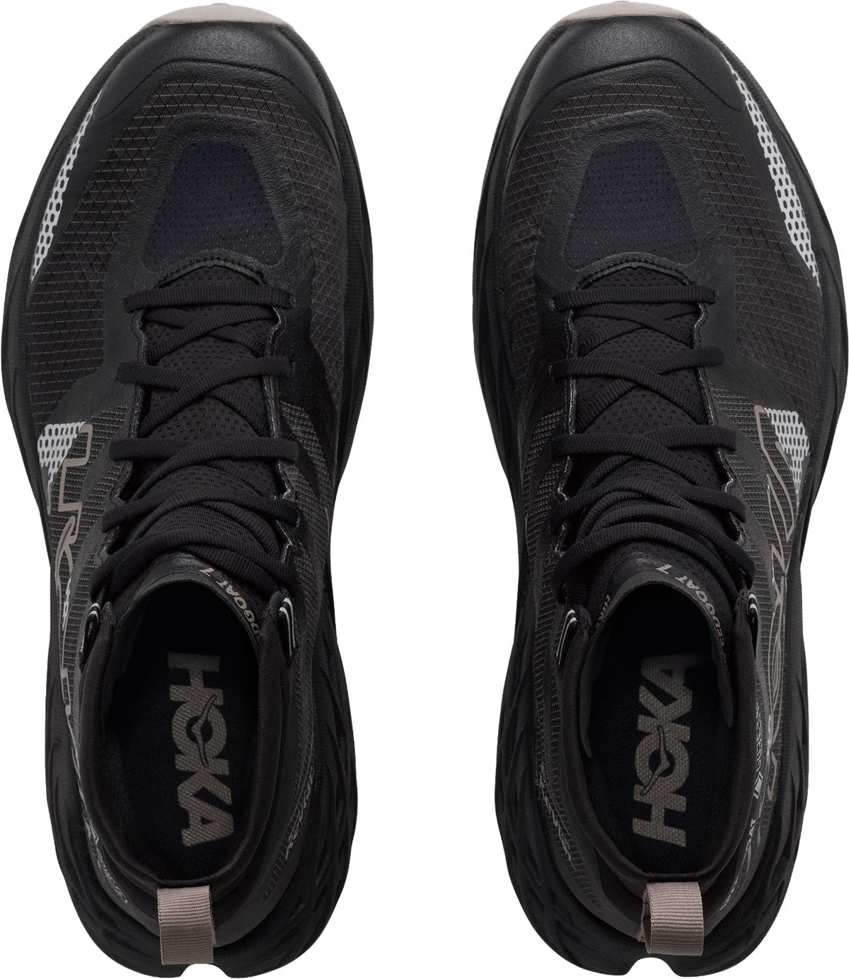 Hoka Speedgoat 7 Hike GORE-TEX Men Walking Boots - Black | Outdoor Performance product image 4, provided for visual