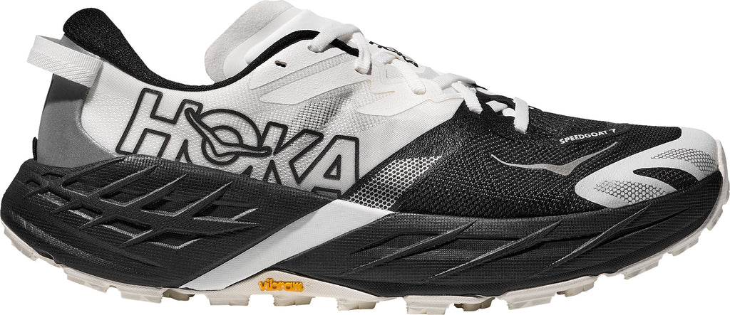 Hoka Speedgoat 7 WIDE FIT Men Trail Running Shoes - Black | Trail Running product image 1, provided for visual reference and
