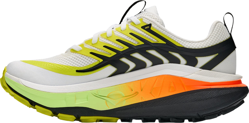 Hoka Stinson 8 Men Trail Running Shoes - White | Trail Running product image 3, provided for visual reference and product