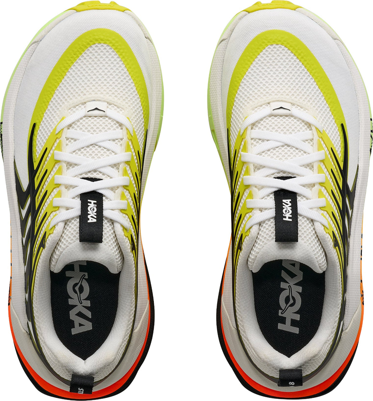 Hoka Stinson 8 Men Trail Running Shoes - White | Trail Running product image 4, provided for visual reference and product