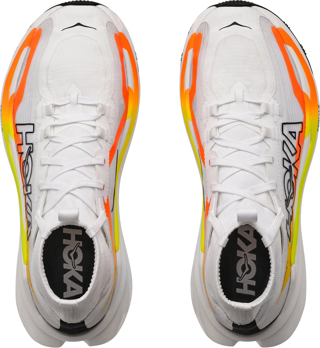 Hoka Tecton X 4 Men Trail Running Shoes - White | Trail Running product image 4, provided for visual reference and product