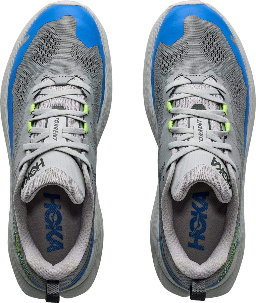 Hoka Torrent 5 Men Trail Running Shoes - Grey | Trail Running product image 4, provided for visual reference and product