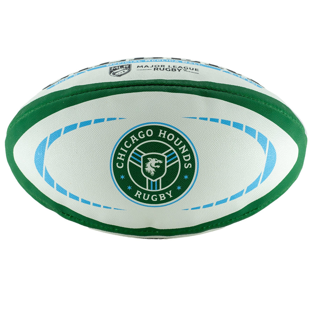 Chicago Hounds Gilbert Official Replica Rugby Ball Size 5 product image 1, provided for visual reference and product detail