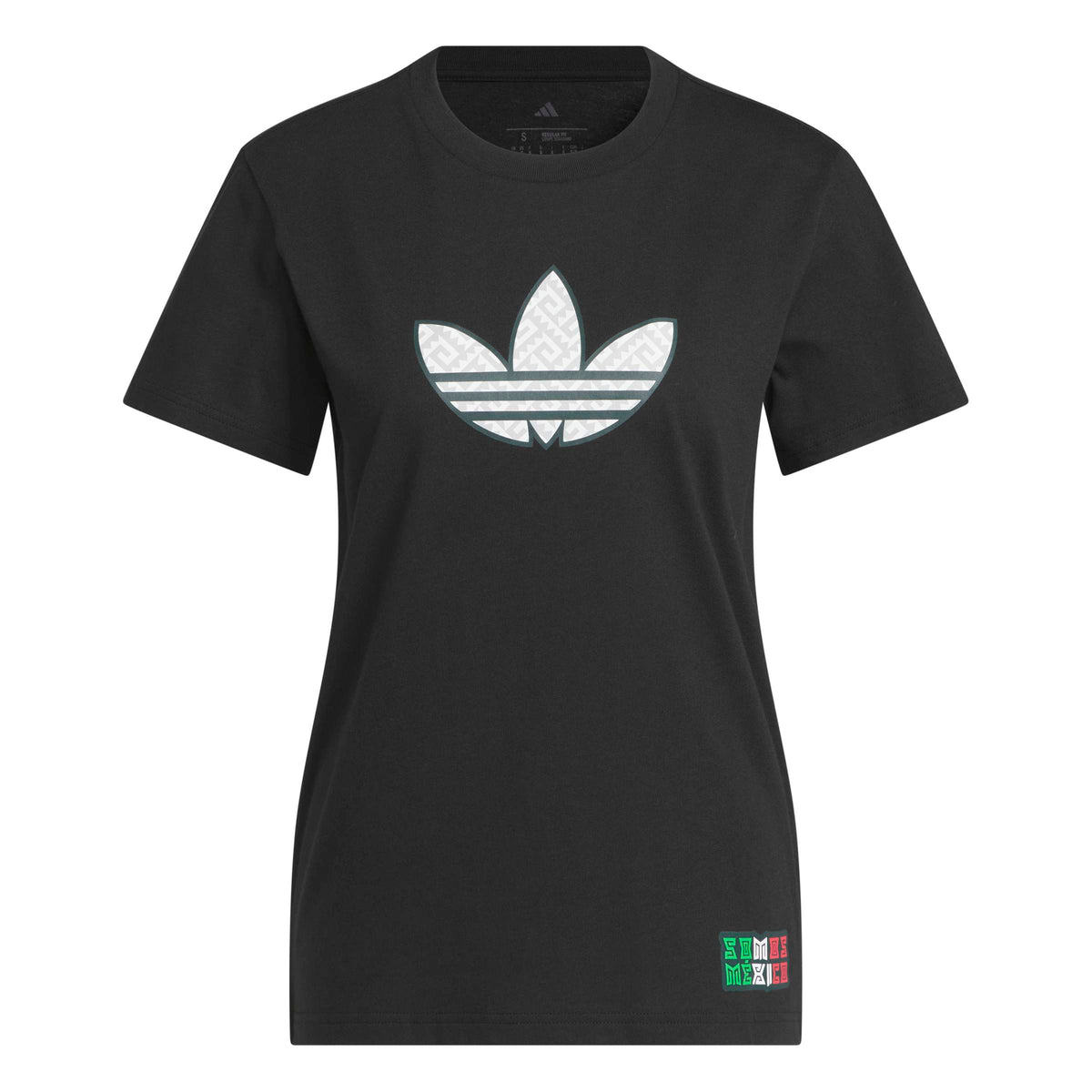 Adidas Women Mexico World Cup Away Graphic T-Shirt-Black product image 1, provided for visual reference and product detail