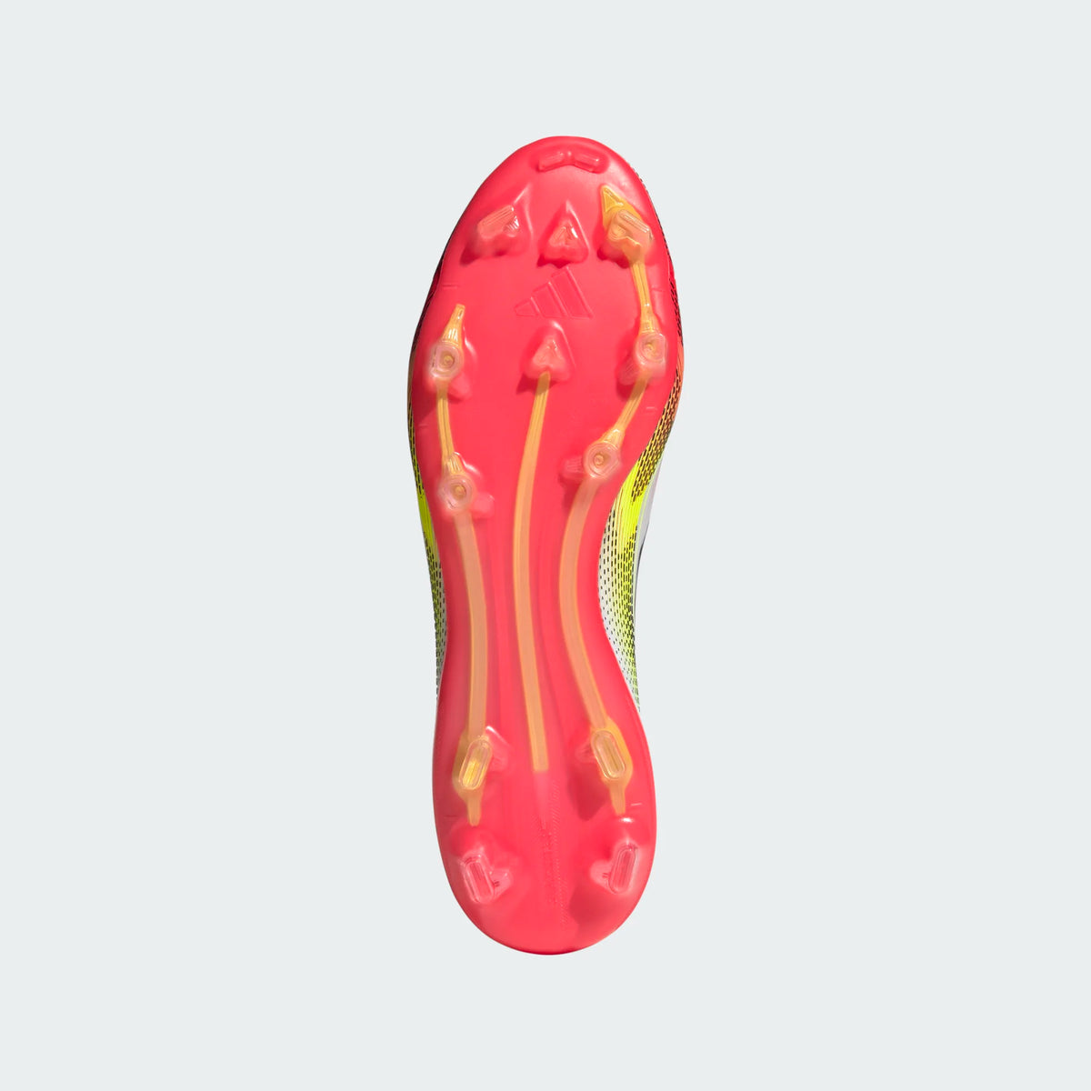 Adidas F50 Pro FG/MG-White/Lucid Red/Volt product image 6, provided for visual reference and product detail review
