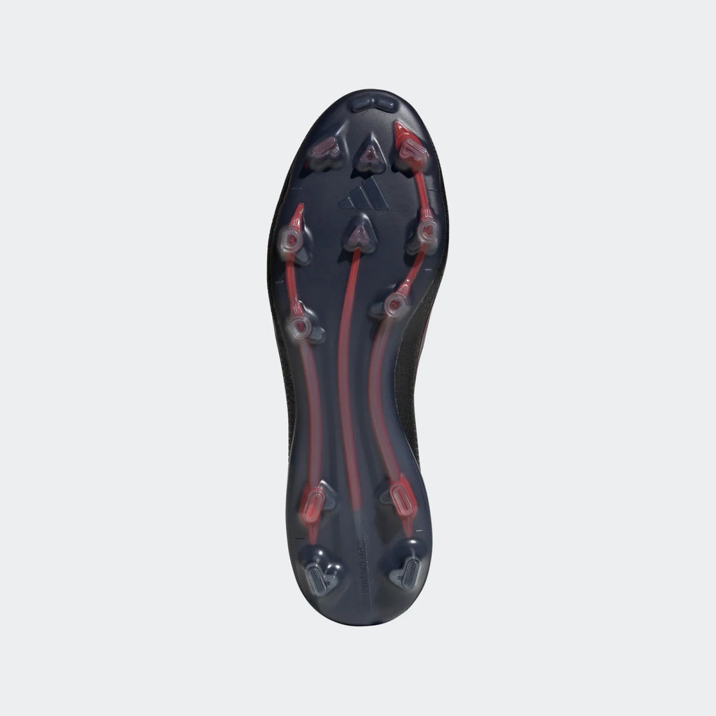 Adidas F50 Pro FG/MG-Black/Lucid Red product image 7, provided for visual reference and product detail review