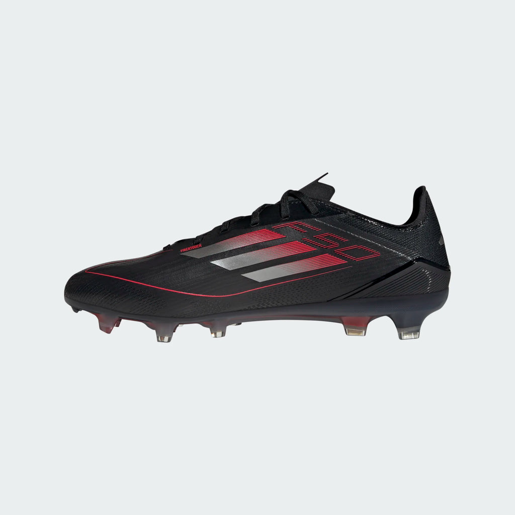 Adidas F50 Pro FG/MG-Black/Lucid Red product image 2, provided for visual reference and product detail review