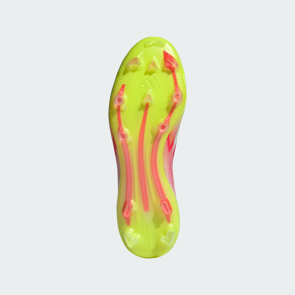 Adidas Womens F50 Pro MID FG/MG-White/Lucid Red/Volt product image 5, provided for visual reference and product detail review