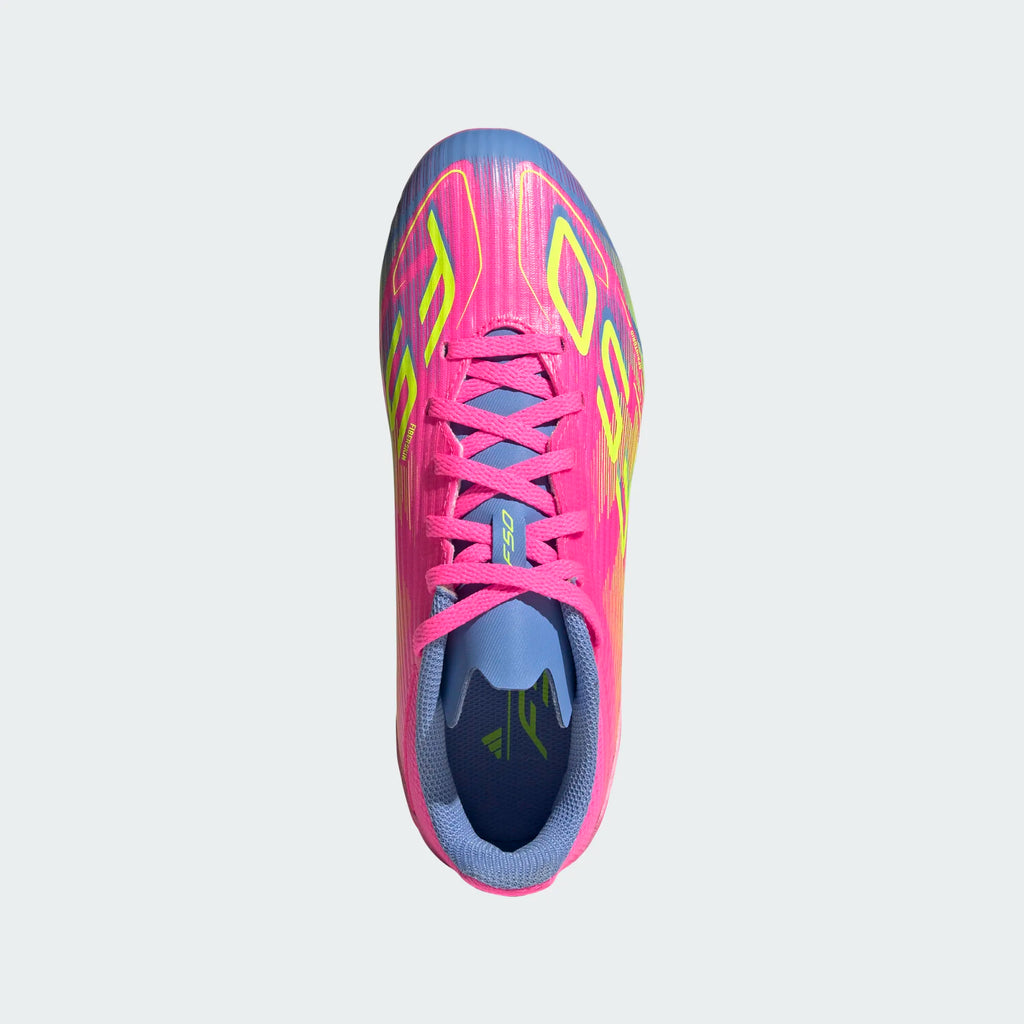 Adidas JR F50 League FG/MG- Lucid Pink product image 4, provided for visual reference and product detail review