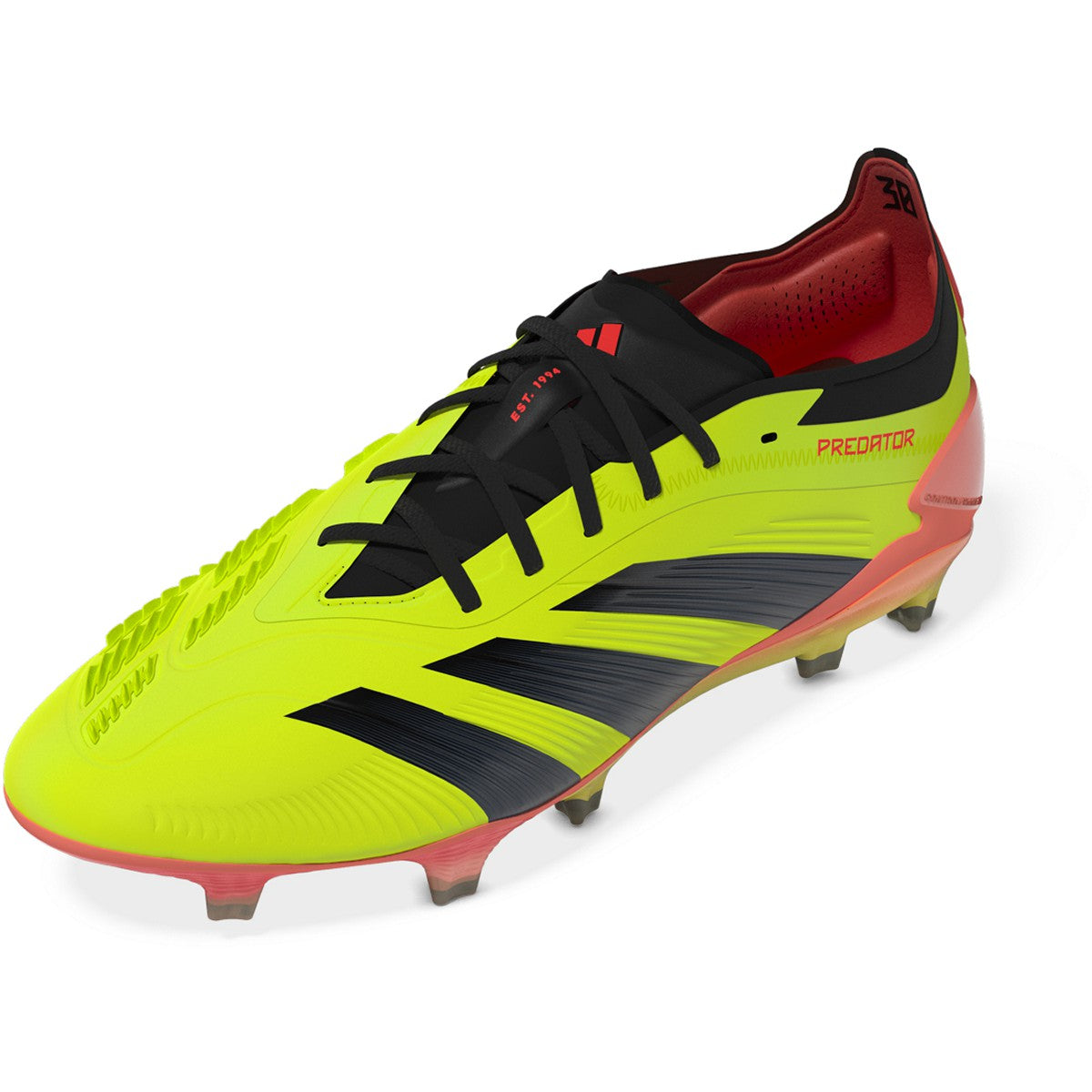 Adidas Predator Low Elite FG-TEAM SOLAR YELLOW 2/CORE BLACK/SOLAR RED product image 3, provided for visual reference and