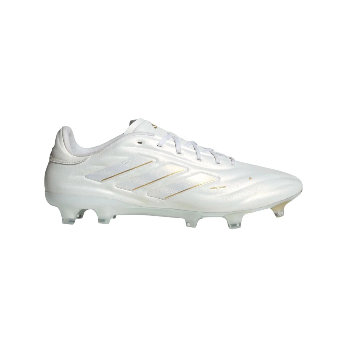 Adidas Copa Pure 2 Elite FG-White/White/Gold product image 1, provided for visual reference and product detail review