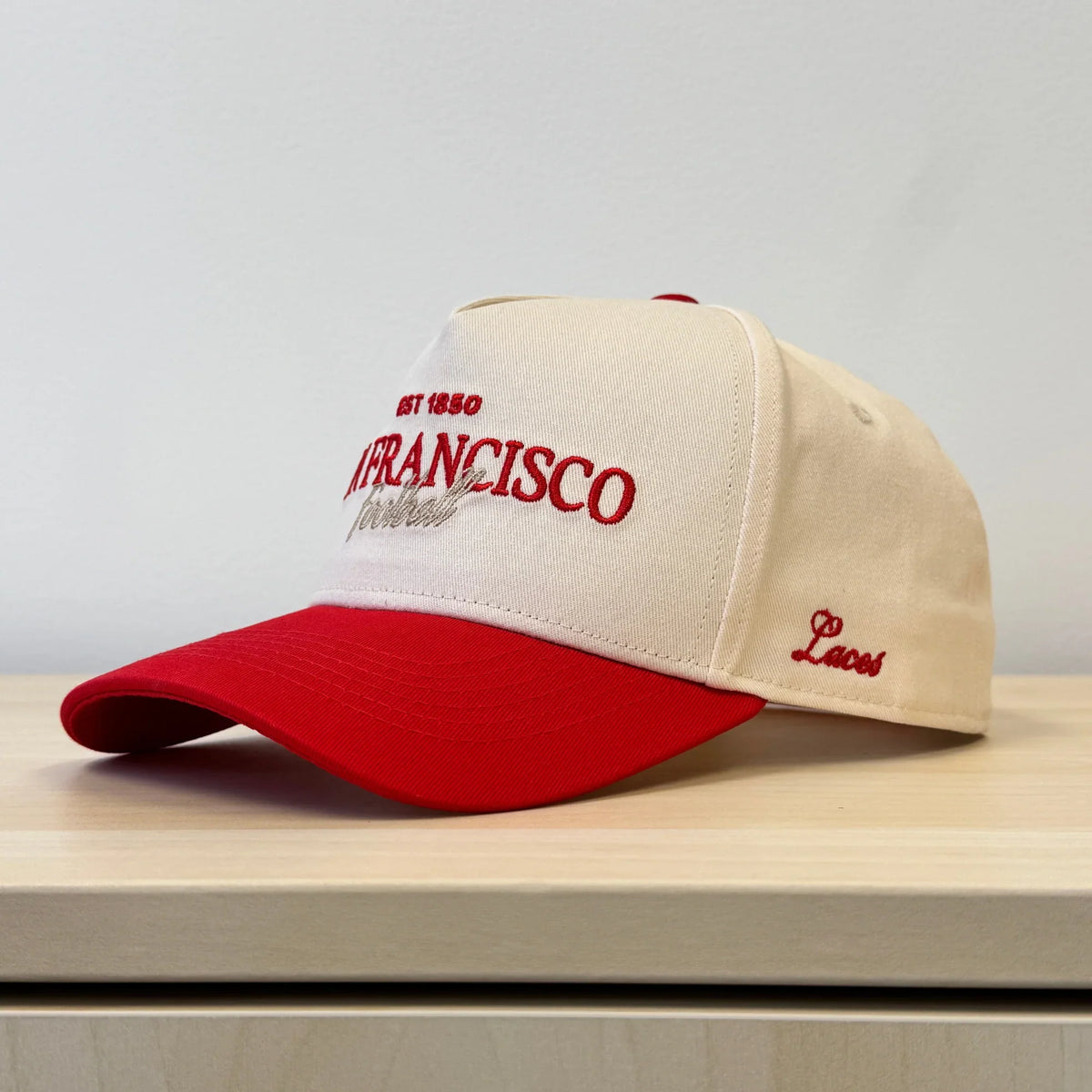 Laces San Francisco Football Adjustable Hat product image 3, provided for visual reference and product detail review