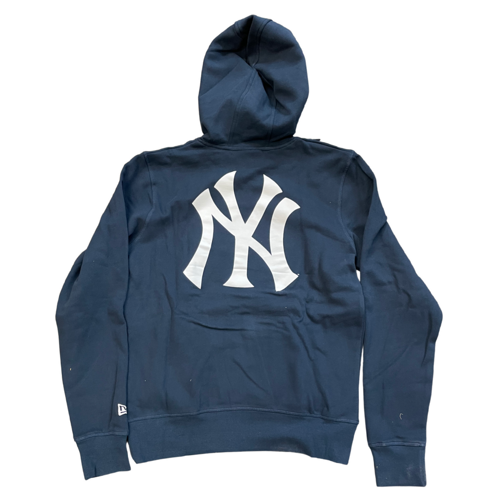New Era Men New York Yankees Pullover Hoodie-Navy product image 2, provided for visual reference and product detail review