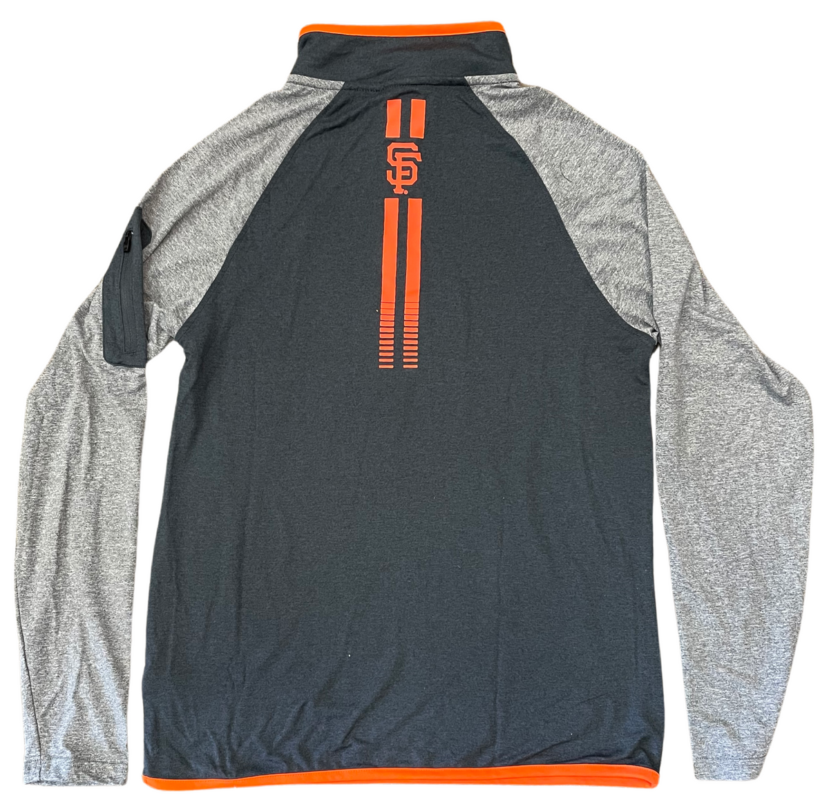 New Era Men San Francisco Giants Quarter-Zip Training Hoodie product image 2, provided for visual reference and product