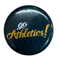Oakland Athletics Buttons 1.25" product image 1, provided for visual reference and product detail review
