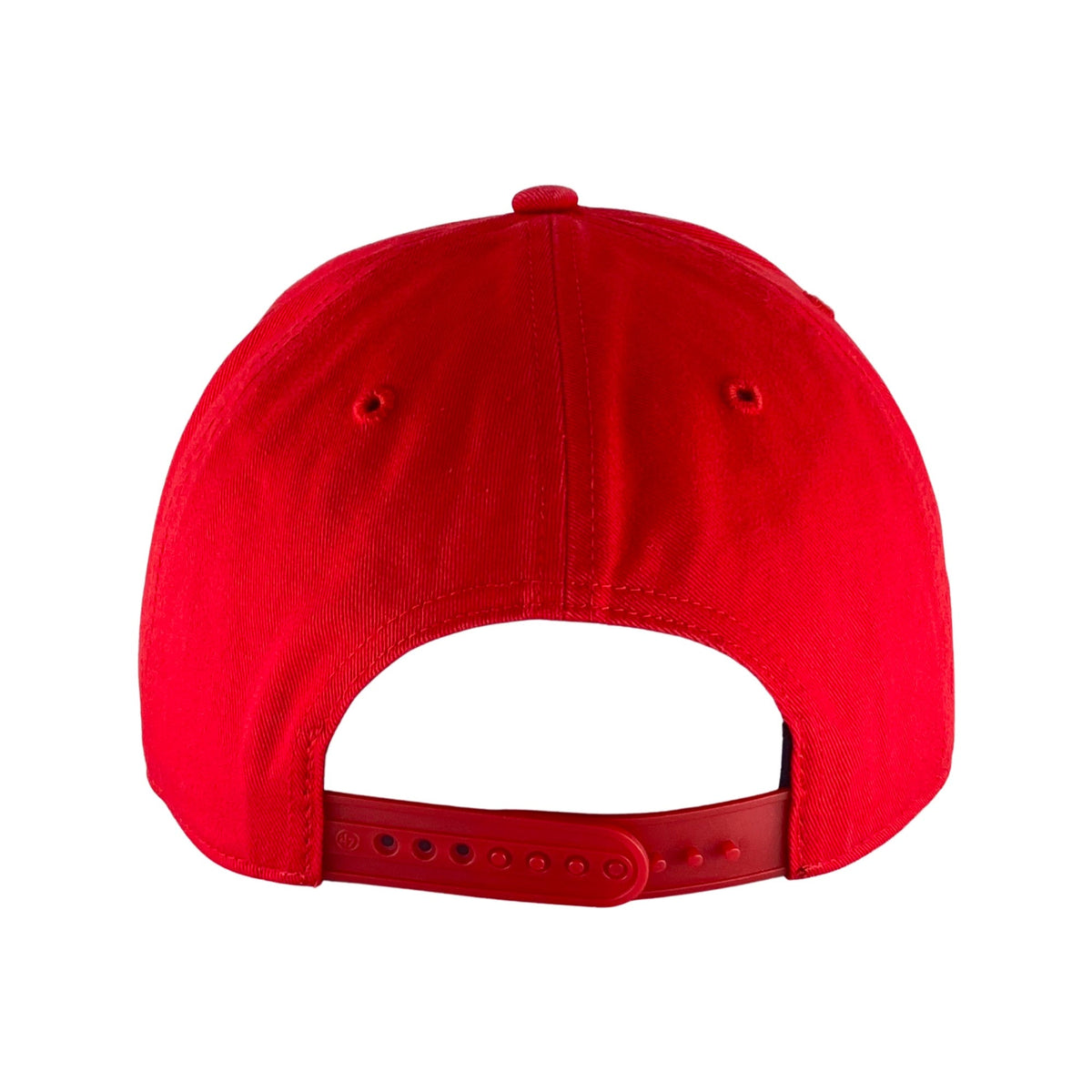 Chicago Blackhawks Red Overhand Rope Script Snapback Hat product image 6, provided for visual reference and product detail
