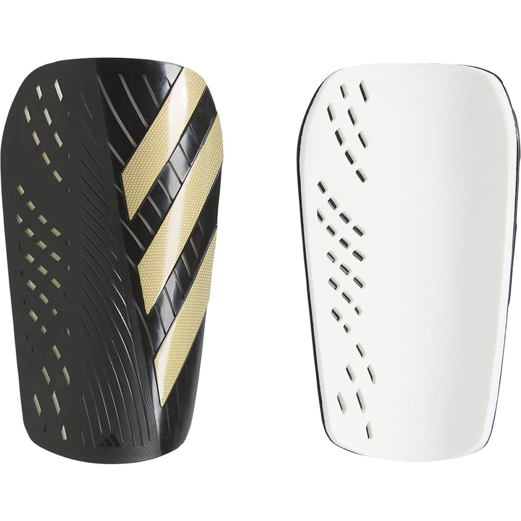 Adidas Tiro Club Shinguard-Black/Gold product image 1, provided for visual reference and product detail review