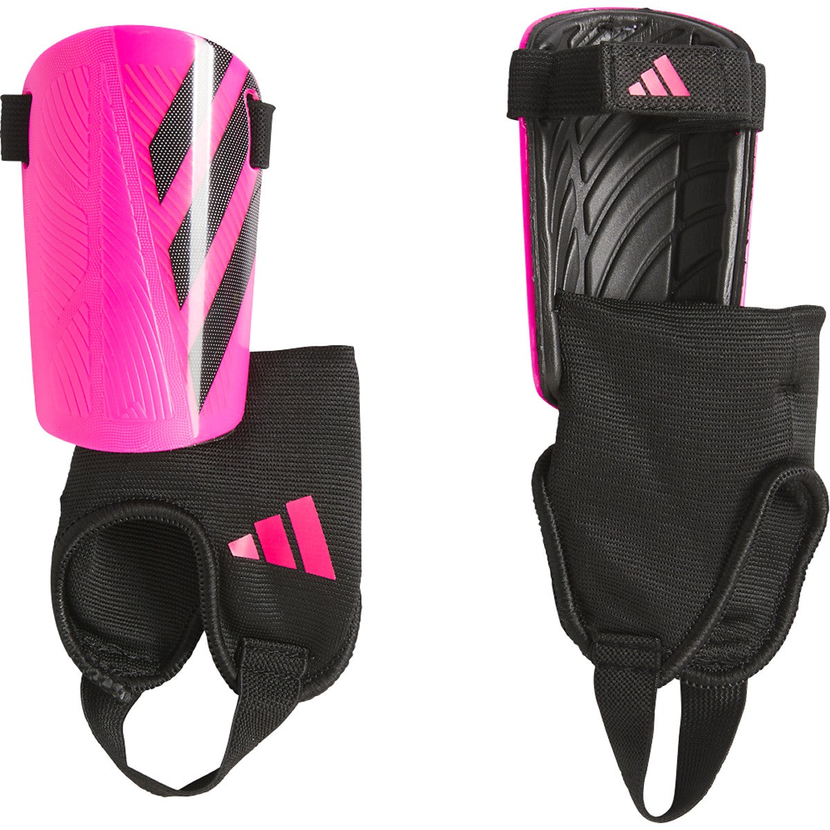 Adidas Youth Tiro Match Shinguard-Team Shock Pink/Black product image 1, provided for visual reference and product detail