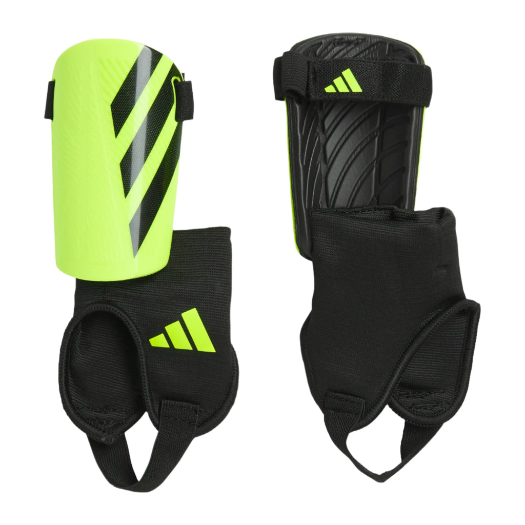 Adidas Youth Tiro Match Shinguard-Neon Yellow/Black product image 1, provided for visual reference and product detail review