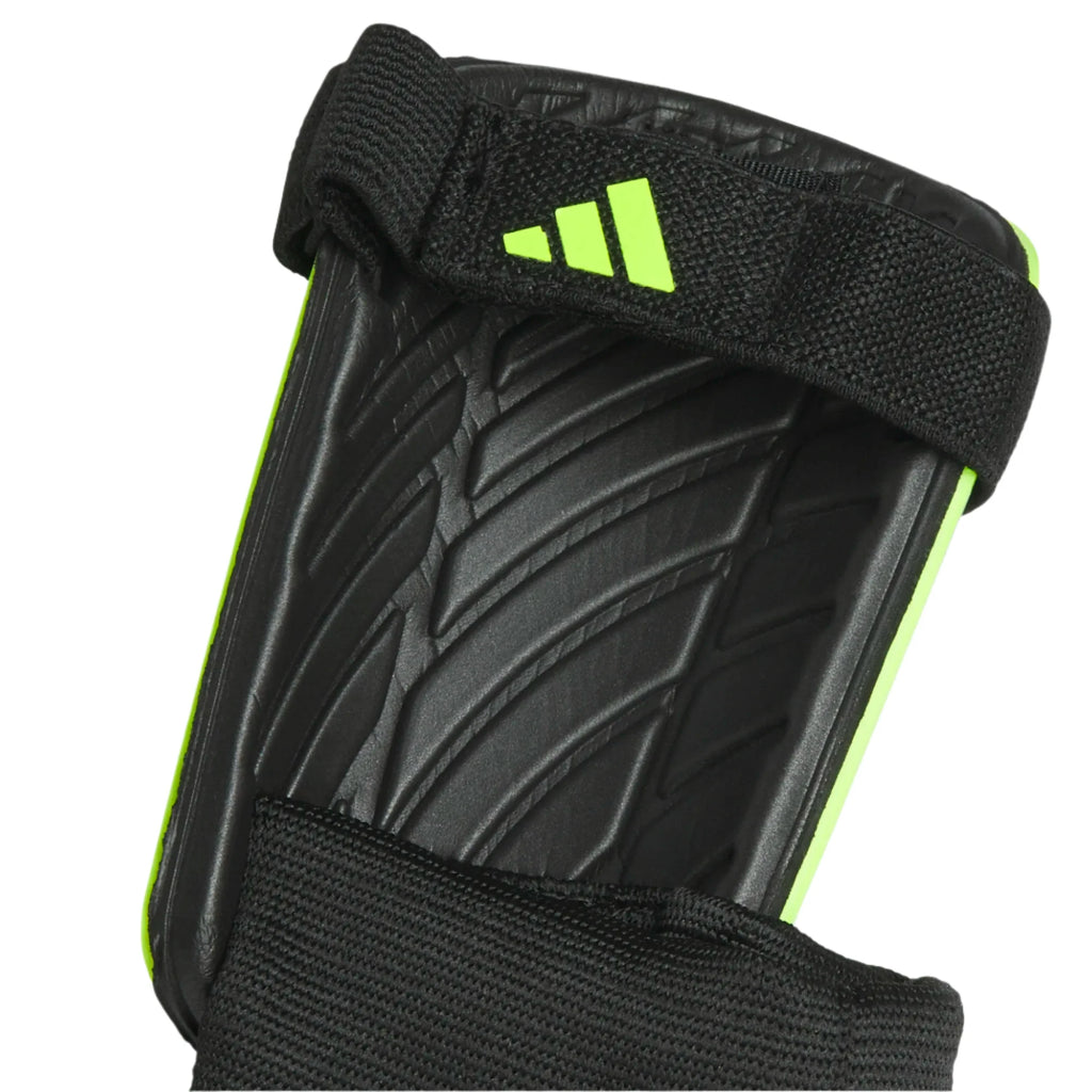 Adidas Youth Tiro Match Shinguard-Neon Yellow/Black product image 2, provided for visual reference and product detail review