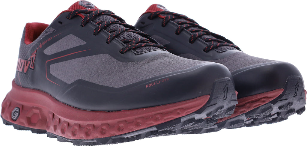 Inov8 RocFly G 350 GORE-TEX Men Walking Shoes - Grey | Outdoor Performance product image 6, provided for visual reference