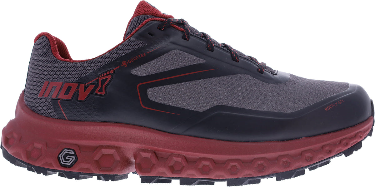 Inov8 RocFly G 350 GORE-TEX Men Walking Shoes - Grey | Outdoor Performance product image 1, provided for visual reference