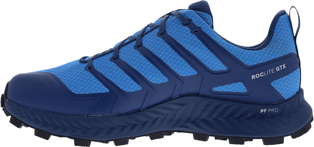 Inov8 Roclite GORE-TEX WIDE FIT Men Walking Shoes - Blue | Outdoor Performance product image 3, provided for visual