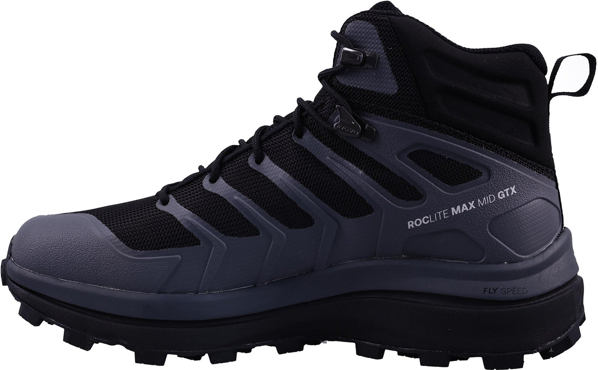 Inov8 Roclite Max Mid GORE-TEX WIDE FIT Women Walking Boots - Black | Outdoor Performance product image 3, provided for