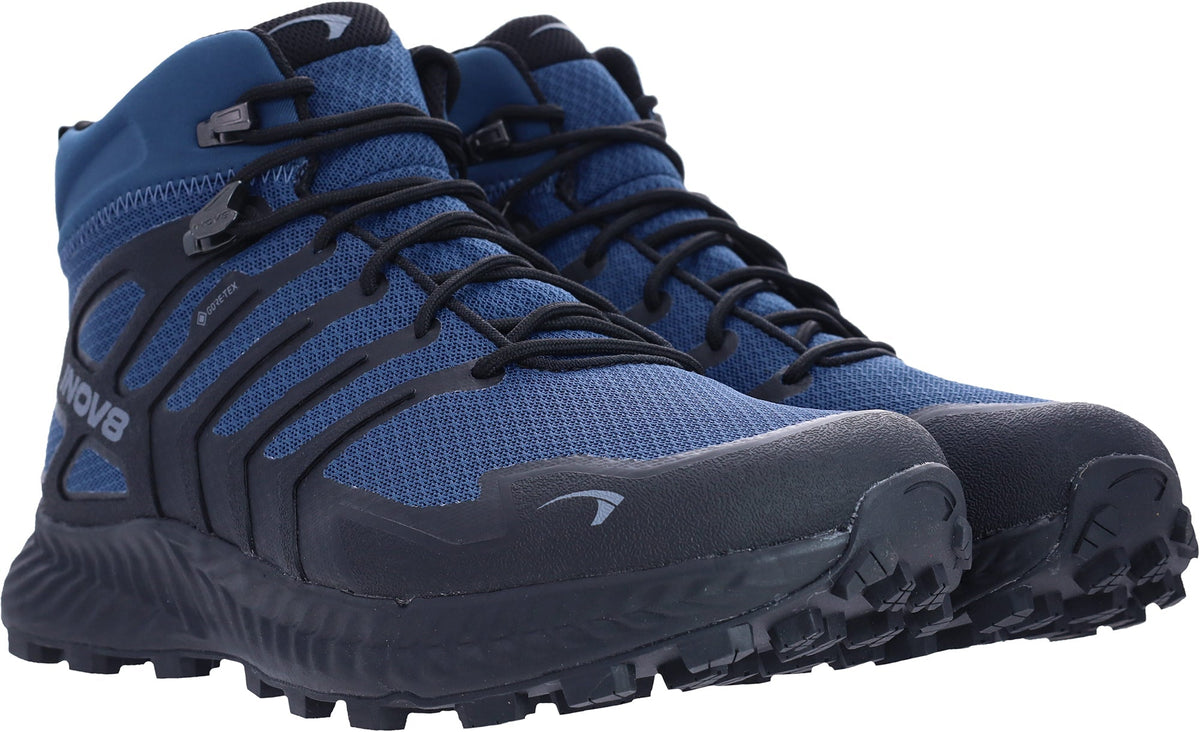 Inov8 Roclite Mid GORE-TEX WIDE FIT Men Walking Boots - Blue | Outdoor Performance product image 6, provided for visual