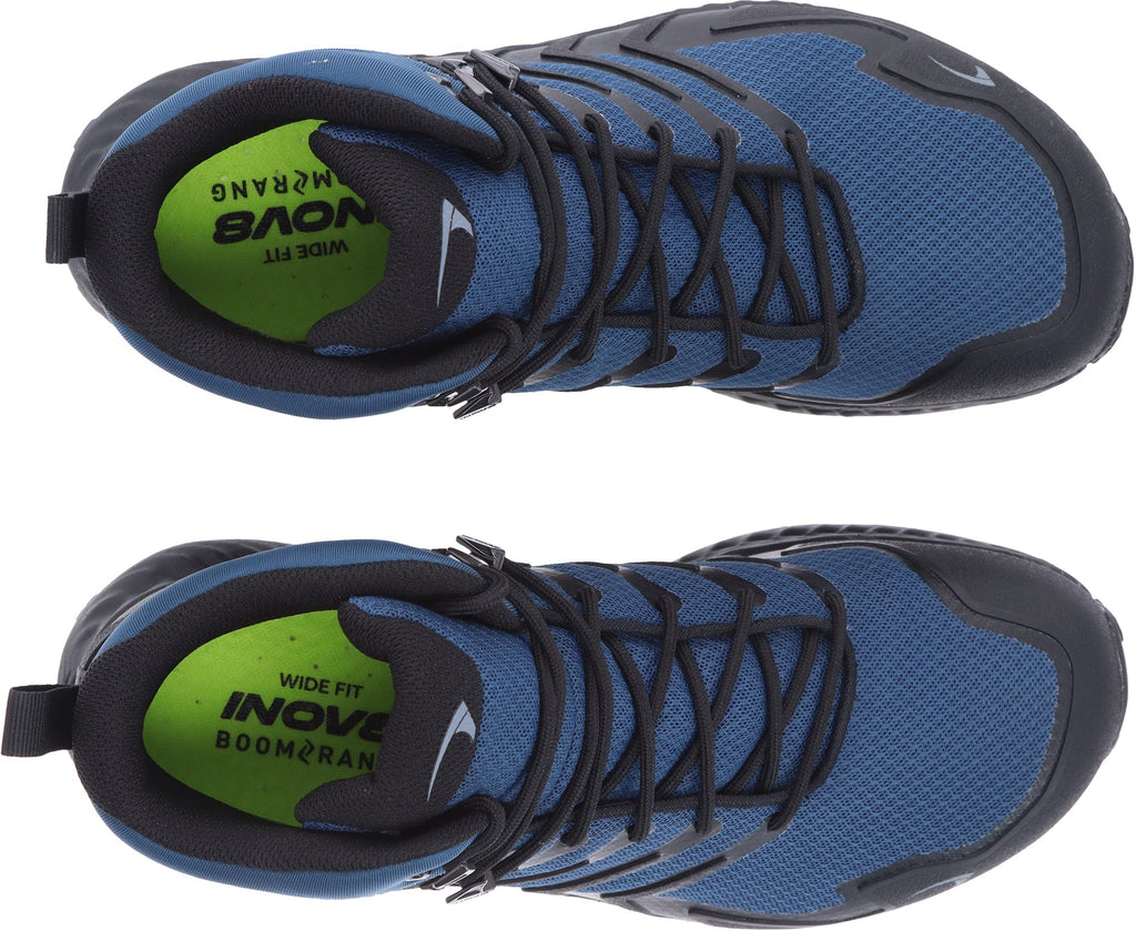 Inov8 Roclite Mid GORE-TEX WIDE FIT Men Walking Boots - Blue | Outdoor Performance product image 4, provided for visual