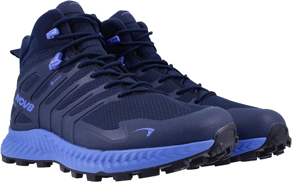 Inov8 Roclite Mid GORE-TEX WIDE FIT Women Walking Boots - Blue | Outdoor Performance product image 6, provided for visual