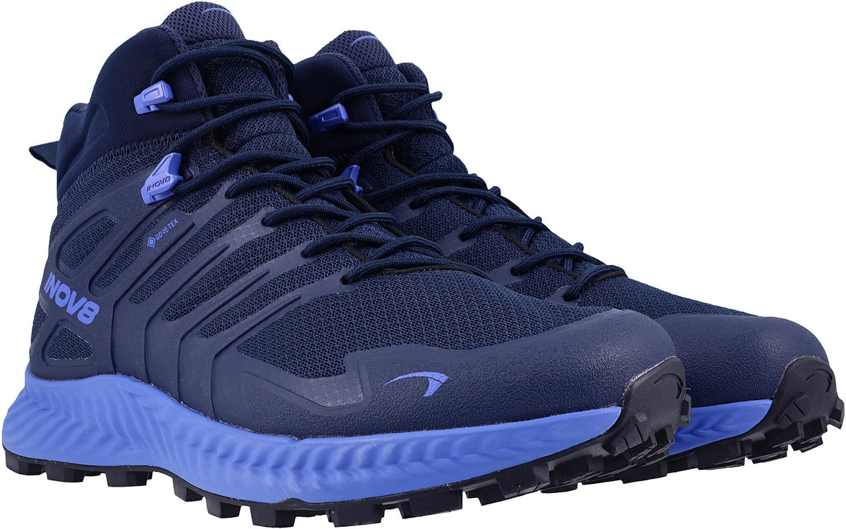 Inov8 Roclite Mid GORE-TEX WIDE FIT Men Walking Boots - Blue | Outdoor Performance product image 6, provided for visual