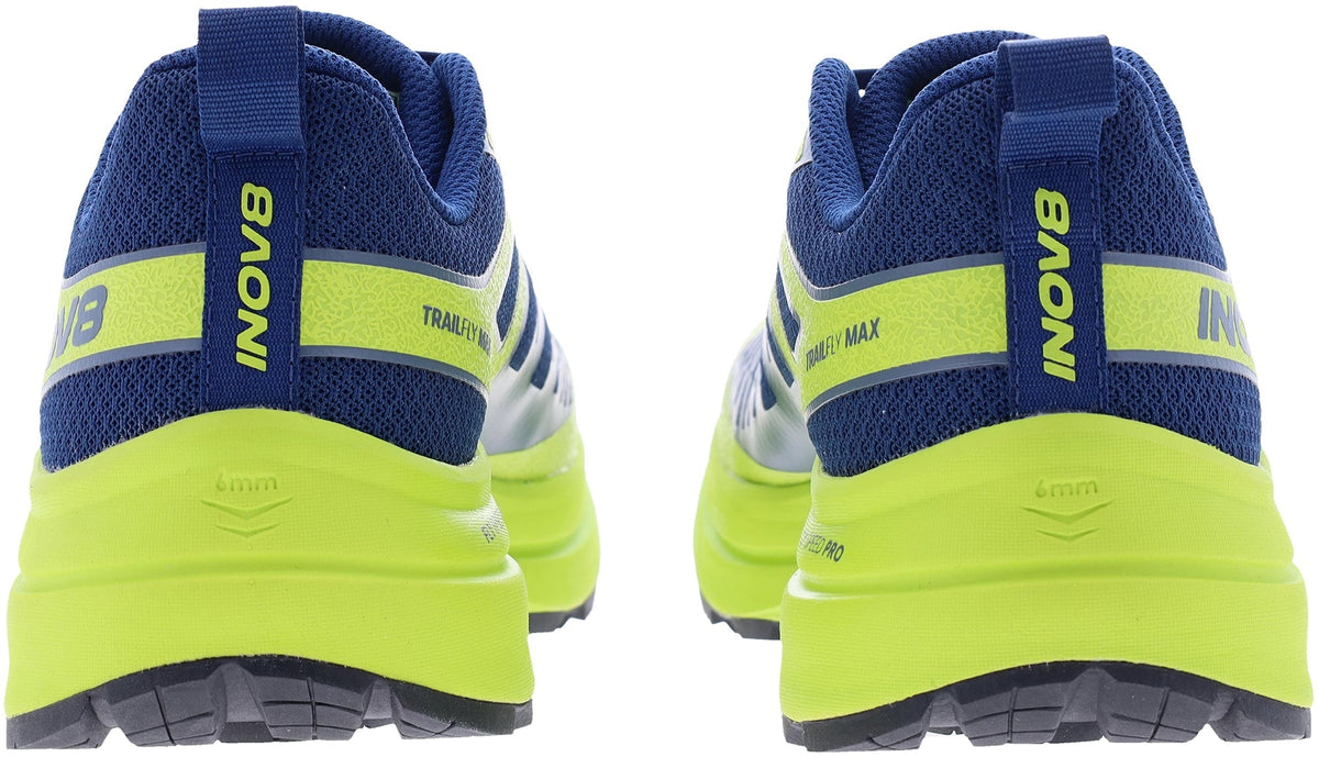 Inov8 TrailFly Max WIDE FIT Men Trail Running Shoes - Blue | Trail Running product image 5, provided for visual reference
