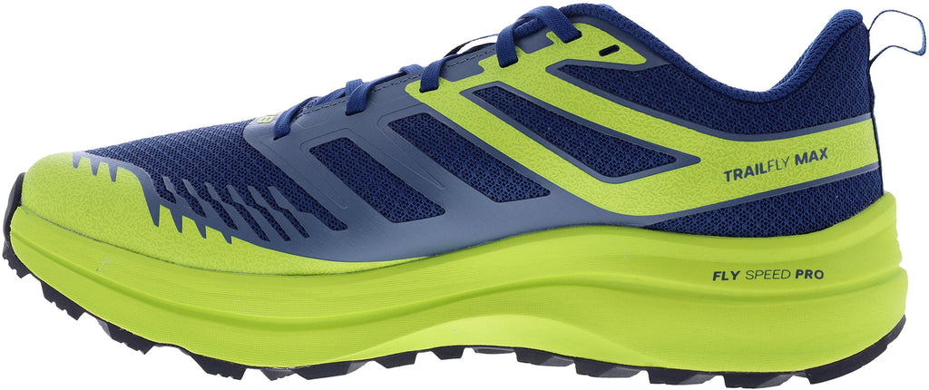 Inov8 TrailFly Max WIDE FIT Men Trail Running Shoes - Blue | Trail Running product image 3, provided for visual reference