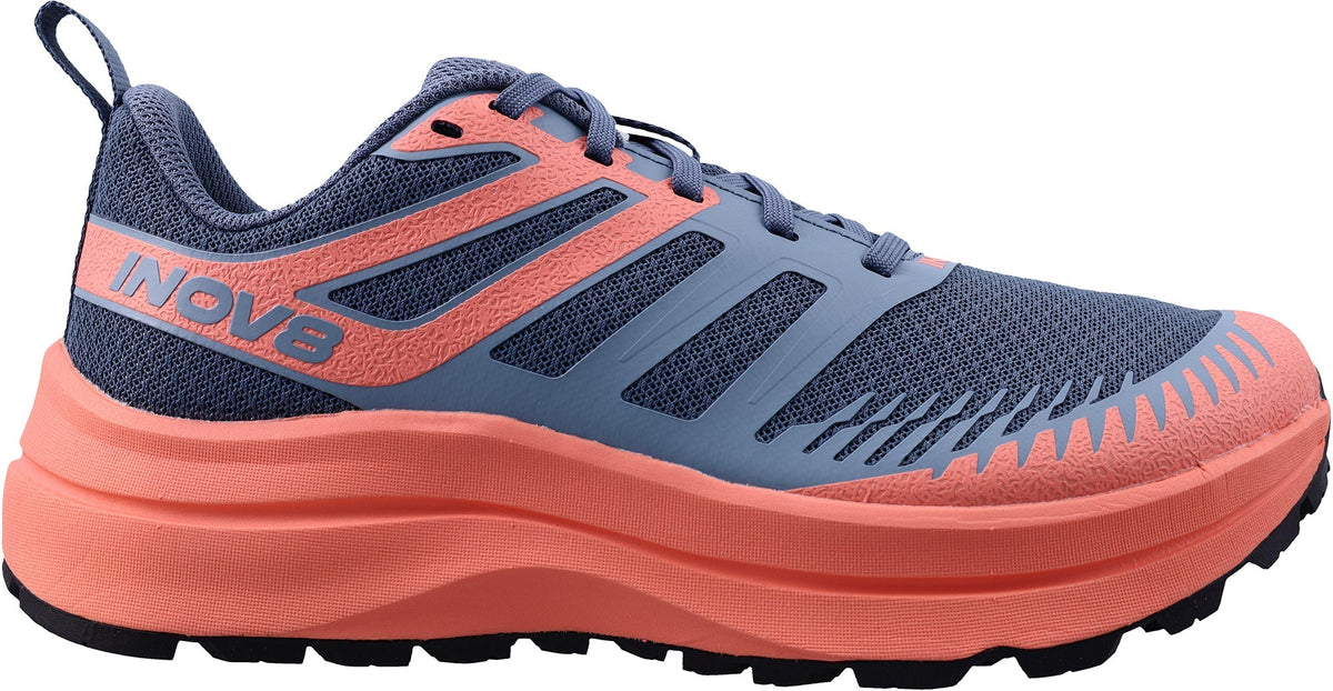 Inov8 TrailFly Max WIDE FIT Women Trail Running Shoes - Blue | Trail Running product image 1, provided for visual reference